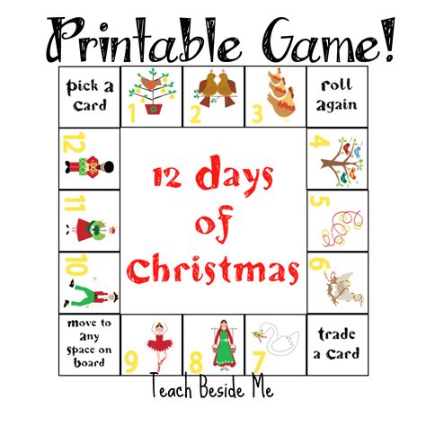 What Are The Days Of The 12 Days Of Christmas - Printable Online