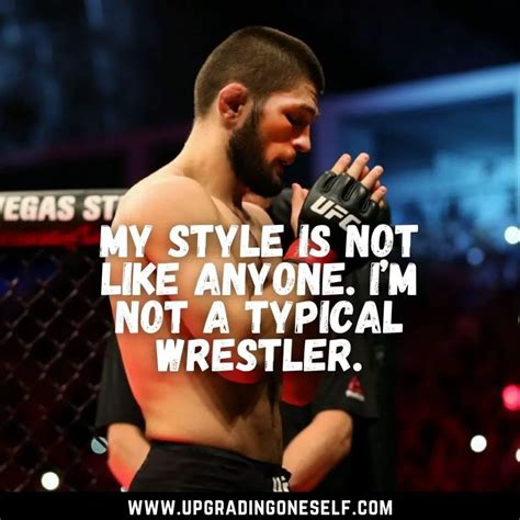 Khabib quotes (8) - Upgrading Oneself