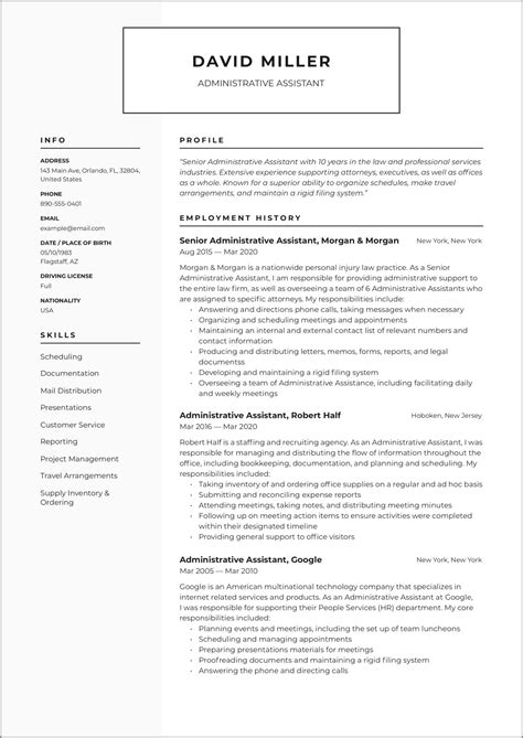 8 Core Functional Resume Template For Word Template G - vrogue.co