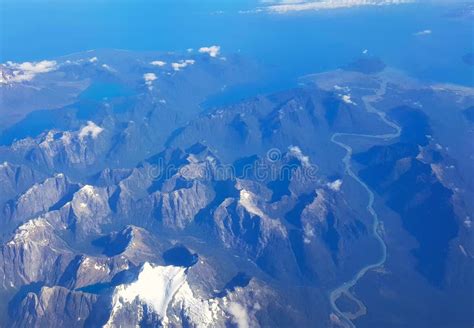 Vista Aerea Delle Montagne Delle Ande, Cile Fotografia Stock - Immagine di bello, andino: 106210980