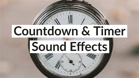 Countdown Timer Sound Effects (3-2-1, 5 Second, 10 Second) - YouTube