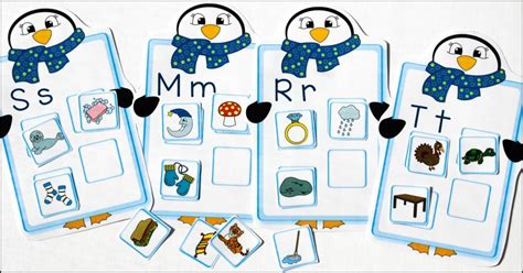 Alphabet Matching Games - Penguin Activities! - Make Take & Teach