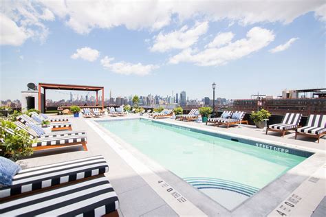 Williamsburg Hotel’s Rooftop Pool and Bar Opens in July - Eater NY