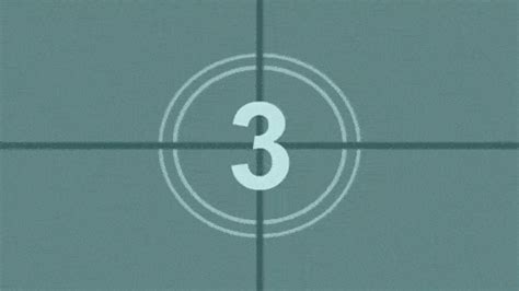 Old Movie Countdown Timer GIF