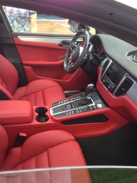 Red leather | Red interior car, Red interiors, Jeep interiors