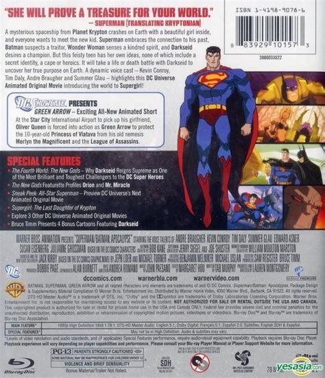 YESASIA: Superman/Batman: Apocalypse (Blu-ray) (US Version) Blu-ray,DVD ...