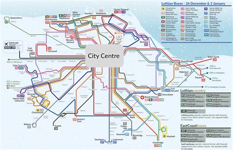 Lothian's 2021 Festive Timetables - Lothian Buses