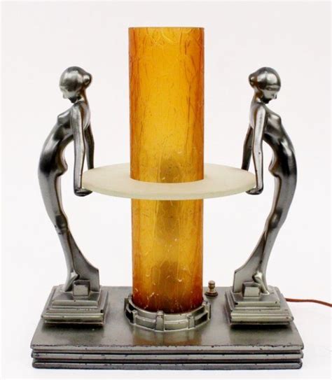 Frankart Figural Lamp (L252) : Sold for $7500 Lampe Art Deco, Art Deco Decor, Art Deco Lamps ...