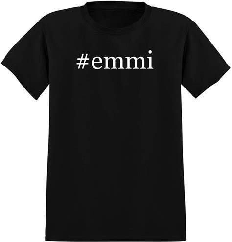 Amazon.com: #emmi - Men's Hashtag Soft Graphic T-Shirt Tee, Black, X ...