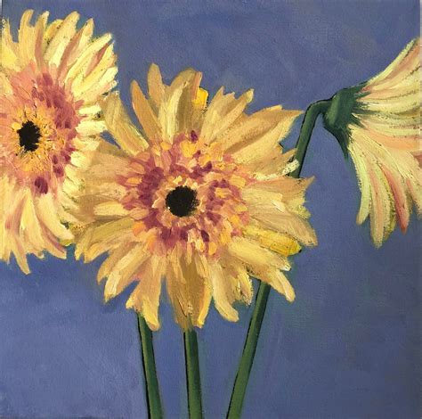 Yellow Daisies Oil Painting - Etsy UK