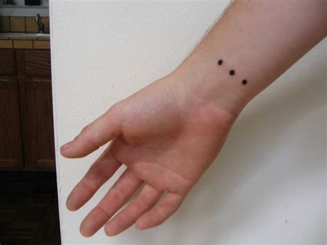 What Does The Three Dots Tattoo Mean