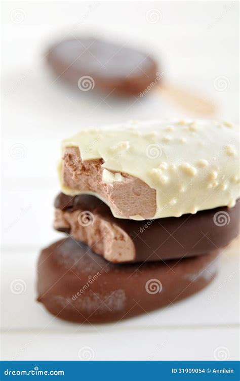 Chocolate Popsicle Ice Cream Stock Photo - Image of dairy, calorie ...