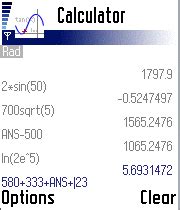 Graphical Scientific Calculator Java App - Download for free on PHONEKY