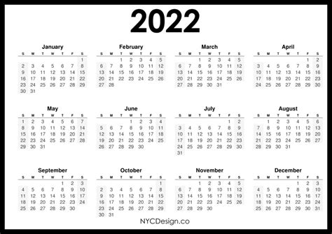 Editable 2022 calendar - qosaprofile