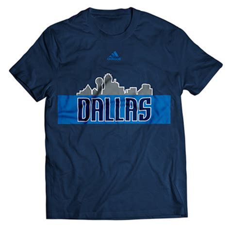 Mens Dallas Mavericks adidas Navy Blue Skyline T-Shirt - Dallas ...