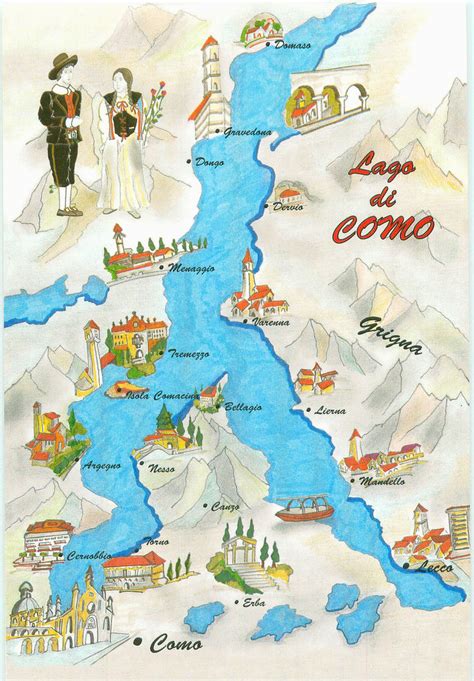 Lake Cuomo Italy Map | secretmuseum