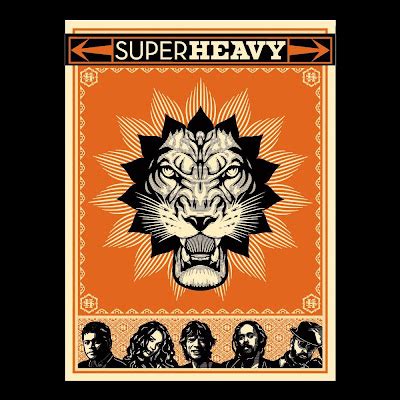 INSIDE THE ROCK POSTER FRAME BLOG: SuperHeavy poster by Shepard Fairey