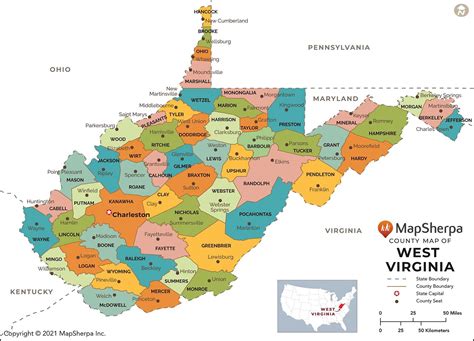 Wv Maps With Counties - Liva Sherry