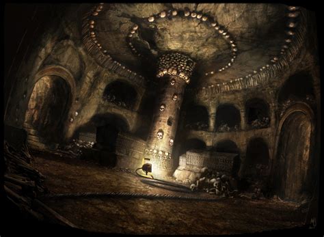 ArtStation - Catacombs, Central chamber, Martin Sabran | Catacombs ...