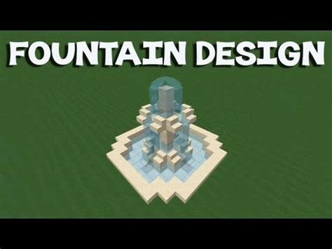 Minecraft Water Fountain