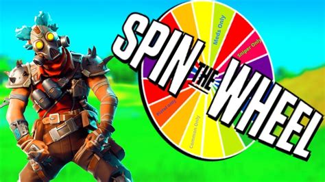 Spin The Wheel Challenge (Fortnite Challenge) - YouTube