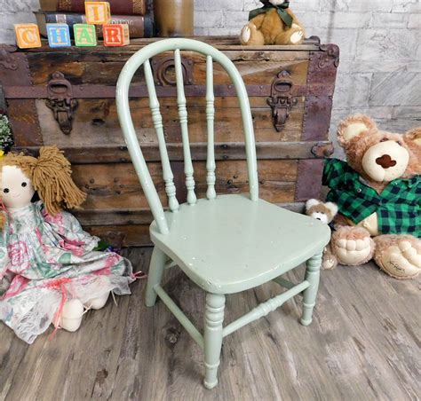 Small Children's Wood Chair-Chippy Farmhouse Style | Etsy | Wood chair, Chair, Wood