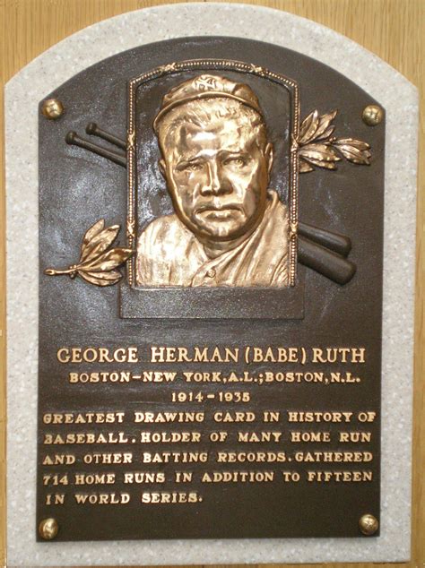 File:Babe Ruth Plaque commons.jpg - Wikimedia Commons