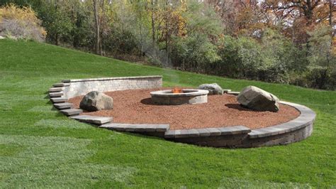 Natural fire pit area built into a slope. | Garden | Pinterest | Fire pit area, Natural and Backyard