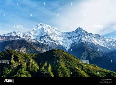 Annapurna Mountain Range, Nepal Stock Photo - Alamy