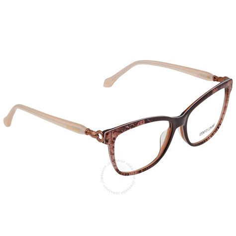 Roberto Cavalli Ladies Brown Square Eyeglass Frames RC501105055 ...