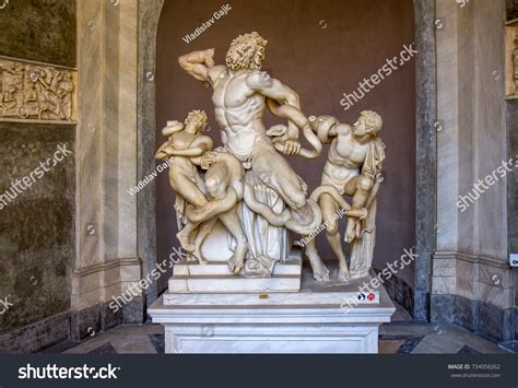 Ancient Statue Laocoon His Sons Vatican Stock Photo (Edit Now) 734058262