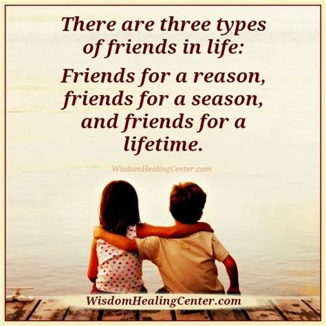 There are three types of #friends in #life : friends for a reason, friends for a season, and ...