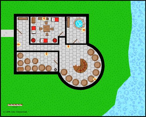 Fantasy Dungeon Map #2 - Free Fantasy Maps