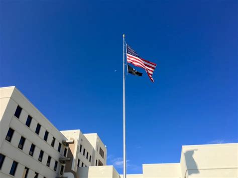 US Flag And POW Flag Free Stock Photo - Public Domain Pictures