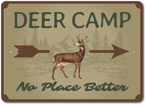 Deer Camp Decor Deer Camp Sign Deer Lover Gift Deer Decor | Etsy