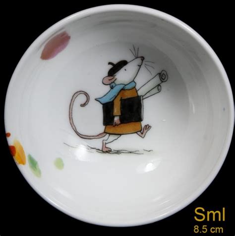 Artist Mouse Small Bowl. A bone china bowl by Anita Jeram