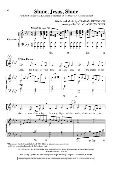 Shine, Jesus, Shine (SATB ) by Graham Kendri | J.W. Pepper Sheet Music