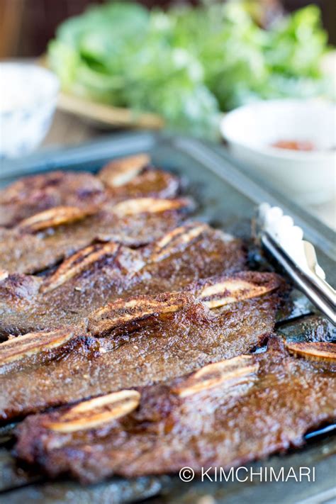 BEST Kalbi (Korean BBQ Short Ribs) Marinade Recipe - Kimchimari