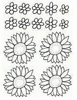 Flower Outlines Coloring Page Download Printable PDF  Templateroller sketch template