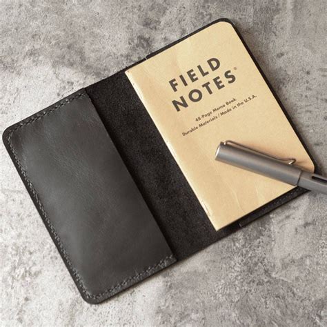 Refillable Genuine Leather Journal Cover for Pocket Size Field - Etsy