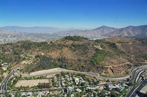 Premium Photo | Panoramic view of santiago from torre costanera in chile