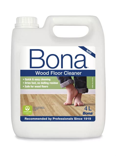 Bona Wood Floor Cleaner Refill, 4000 ml | Departments | DIY at B&Q