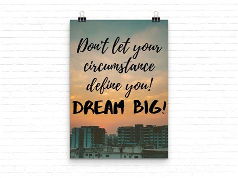 Dream big Art printable inspirational print | Etsy