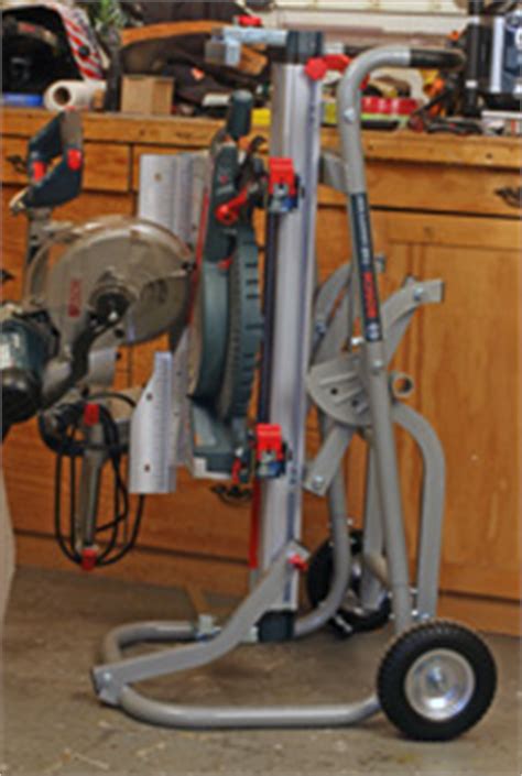 Bosch T4B Gravity-Rise™ Miter Saw Stand - NewWoodworker.com LLC