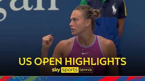 Lucia Bronzetti vs Aryna Sabalenka | US Open highlights | Tennis News | Sky Sports