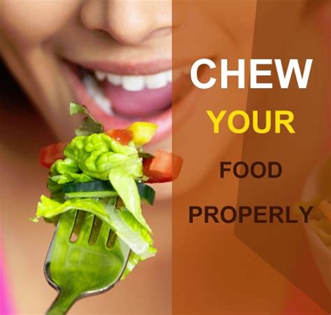 Chew your Food Properly. Eating too quickly is a recipe for a bulging bloated Belly. | Diet tips ...