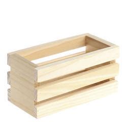 Bulk Case of 144 Small Unfinished Wood Crates - Baskets, Buckets, & Boxes - Home Decor - Factory ...