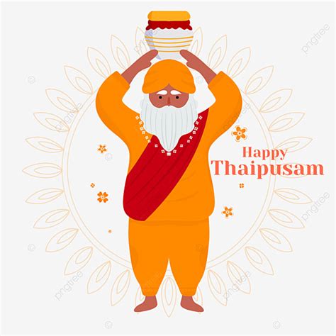 Thaipusam Festival PNG Picture, Cartoon Thaipusam Festival Thaipusam ...