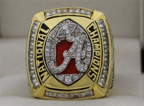 2011 Alabama Crimson Tide NCAA National Championship Rings Ring