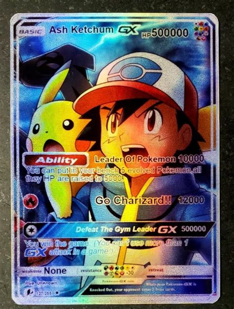 Pokemon Platinum Ash Ketchum Collectible Trainer rare Holo | Etsy